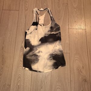 Helmut Lang Black and White Sleeveless Tank Top
